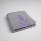 Полотенце для рук и лица махровое двустороннее Лаванда GM Textile 40х70см 400г/м2 (Лавандовый Серый) - изображение 1