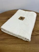 Махровое полотенце хлопок 70х140 L&M Home Textiles винтаж молочный - изображение 1