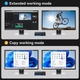 KVM-перемикач Vpfet VP-SW220 HDMI Dual Monitor 2 порти 4K 60Hz USB 3.0 чорний - зображення 5