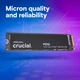 SSD накопичувач Crucial P510 2 TB (CT2000P510SSD8), PCIe Gen5 NVMe, (up to 10000/8700 MB/s) - изображение 7