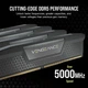 Оперативна пам'ять DDR5 64 Gb (6200 MHz) (Kit 32 Gb x 2) Corsair Vengeance (CMK64GX5M2B6200C32) - изображение 5