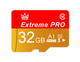 Карта пам'яті MicroSD Extreme Pro 32Gb U1 A1 class 10 + адаптер SD - зображення 1
