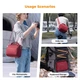 Сумка через плечо для фотоаппарата K&F Concept Camera Sling Bag 5L Urban Wander 05 (красная) (KF13.179V9) - изображение 9