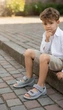 Капці Waldi для хлопчика арт. Адам сірий 29 сірий - зображення 7