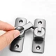 Шпінгалет засув дверний накладний поворотний 90 і 180 градусів Door Lock Latch Graphite - изображение 3