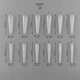 Багаторазові верхні форми ART Dual Nail Forms Type 01 - изображение 4