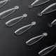 Верхні форми Valeri Top Nail Forms Almond 120 шт - зображення 2
