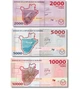 Набір 3 банкноти 2000, 5000, 10000 франків Бурунді 2018 - 2022 рік UNC - зображення 2