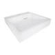 Раковина на стиральную машину Qtap Arvin 595×595 White из искусственного камня + сифон - изображение 2
