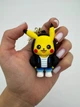Брелок Пікачу в худі Pokemon 6 см - гумовий брелок для ключів, сумки та рюкзака (3001039) - зображення 4
