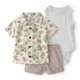 Комплект Carter's 3в1 боді, сорочка, шорти для хлопчика 55-61 см (1U585410_3M) - зображення 1