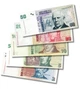 Набір 5 банкнот 2, 5, 10, 20, 50 песо Аргентина 2002 - 2012 рік UNC - зображення 1