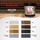 Лазур для деревини ProCristal GelTex ІР-015 венге 2.5 л - зображення 2