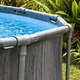 Круглый каркасный бассейн intex 26742 цвет серый графит 457х122 см с фильтром для очистки воды Бассейны для дома - изображение 8