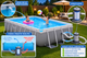 Каркасный бассейн Intex Prism Frame Pool 400×200×122 см, семейный бассейн на 8418 л,Семейный каркасный бассейн с фильтр-насосом - изображение 9