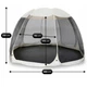 Садовая беседка-павильон 395 см бежевая MEBEL ELITE Cama ME.CAMA/390/BZ/CZ/T/OGR/PAW с москитной сеткой, шатро для дачи UV-защита - изображение 2