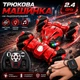 Машинка-перевертень трюкова на радіокеруванні YT Drift Stunt Car 26 см з керуванням жестами світловими звуковими ефектами та обертанням 360° Червона - зображення 1