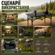 Раскладной туристический стол 120×55×51 см - изображение 8