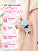 Кишенькова складна блакитна парасолька для дощу та сонця з вітрозахисним каркасом із нержавіючої сталі ручне відкривання з кнопкою 15 см у складеному 90×53 см у розкладеному - зображення 3