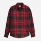 Рубашка хлопковая оверсайз женская Levi`s 163618388 L Красная в клетку (1159864333) - изображение 3