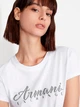 Футболка хлопковая женская Armani Exchange 673742788 2XL Белая (1159864399) - изображение 5