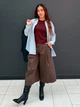 Рубашка хлопковая оверсайз женская Uniqlo 976763250 XS Синяя (1159862962) - изображение 4