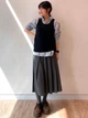 Рубашка хлопковая оверсайз женская Uniqlo 976763250 XS Синяя (1159862962) - изображение 6