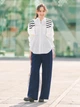 Рубашка хлопковая оверсайз женская Uniqlo 170729712 M Белая (1159864379) - изображение 4