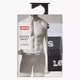 Чоловічі боксери труси набір з 3 шт Levi`s boxer briefs white розмір S - изображение 2