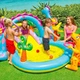 Надувной игровой центр для детей Intex 57135-2 "Планета динозавров", 333 х 229 х 112 см, с шариками 10 шт, подстилкой, насосом, ярким и безопасным надувным пространством для игр. - изображение 5