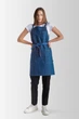 Фартук бармена, официанта Vsetex Muffin Jeans Джинс Красние ремни - изображение 8