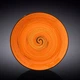 Тарелка круглая Wilmax Spiral Orange 23 см (WL-669313/A) - изображение 1