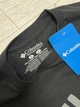 Чоловіча футболка Columbia спортивна літня легка в зал на кожен день з принтом бавовна чорний S - изображение 2