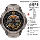 Смарт Часы DM59 GPS, 5ATM, с компасом, барометром, экран 1,43" HD AMOLED 500 mAh + 2 сменных ремешка Серый - изображение 9