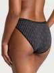 Котонові трусики-бікіні Victoria's Secret Stretch Cotton Bikini Panty M Black Logo Stripes 27066971 - изображение 2