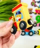 Детская игрушка «Деревянный магнитный поезд Весёлые цифры», 23,5 см × 4,5 см × 15 см, C 76962 - изображение 3
