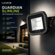 Светодиодный прожектор Luceco Guardian Slimline (22Вт, 1800лм, 5000К, IP65) — Профессиональное уличное освещение - изображение 1