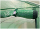 Пленка покрытие 3 х 6м 18 м² для теплицы 12 окон на молнии полиэтиленовая зеленая Plonos МС0532 - изображение 4