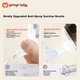 Бутылочка для кормления Georgebaby PPSU Gravity Ball с трубочкой 260 мл Коричневая - изображение 6