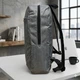 Универсальный, практичный рюкзак для ноутбука до 15.6" Grey - изображение 4