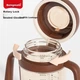 Пляшечка Beingmate Baby Flip-top Anti-Colic з трубочкою PPSU та гравітаційною кулькою 240 мл Коричневий - зображення 8