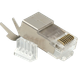 Коннектор мережевий RJ45, STP, cat.6A, 50μ, 1.45мм, зі вставкою Kingda KD-PG8056 - изображение 6