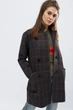 Пальто жіноче демісезонне X-Woyz -31018-29 58321 ONE SIZE графіт - зображення 1