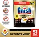 Капсулы для мытья посуды в посудомоечных машинах FINISH Ultimate Plus Лимон 51 капсула (5908252020904) - изображение 2