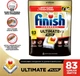 Капсулы для мытья посуды в посудомоечных машинах FINISH Ultimate Plus Лимон 83 капсулы (5900627119695) - изображение 2