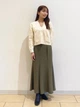 Юбка длинная летняя женская Uniqlo 99304766 S Зеленая (1159864381) - изображение 6