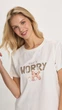 Комплект жіночий піжама ellen don't worry 2970/40/01 XS беж/білий - зображення 2