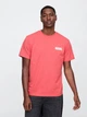Футболка хлопковая мужская Gap 287059736 XS Розовая (1159864678) - изображение 1
