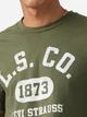 Футболка хлопковая мужская Levi`s 274205332 XL Зеленая (1159864052) - изображение 3