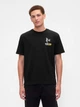 Футболка хлопковая мужская Gap 433614901 2XL Черная (1159864288) - изображение 1